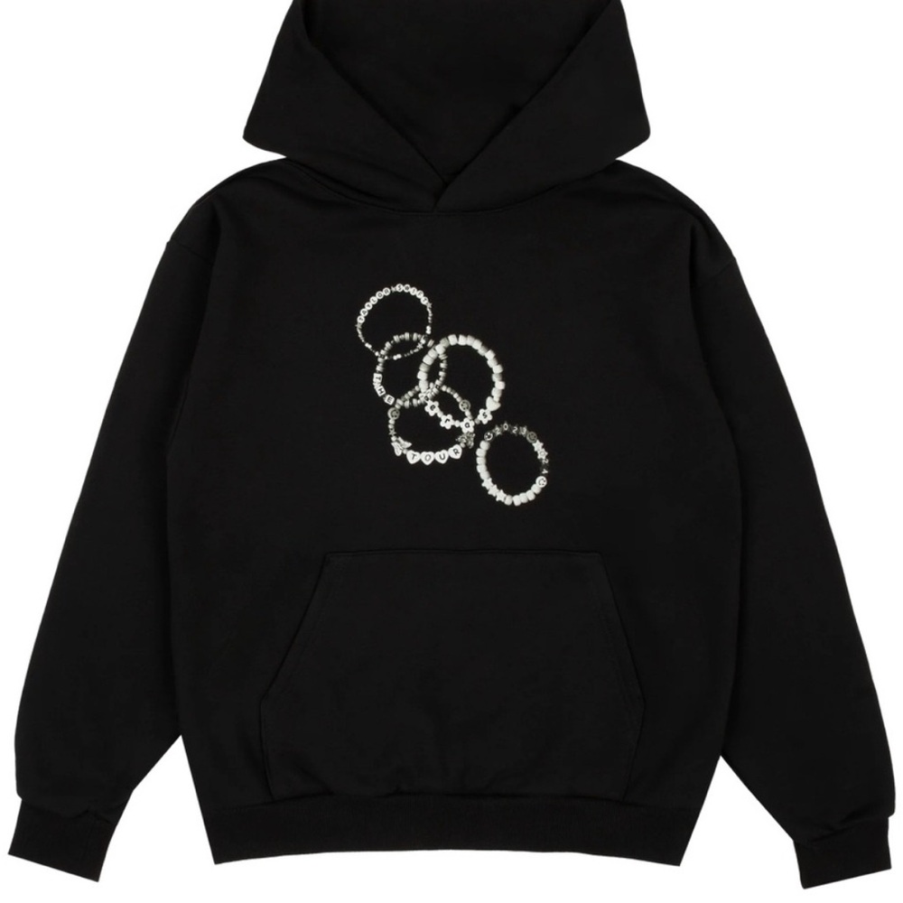 Taylor Swift Eras Tour Friendship Bracelet Black Hoodie
